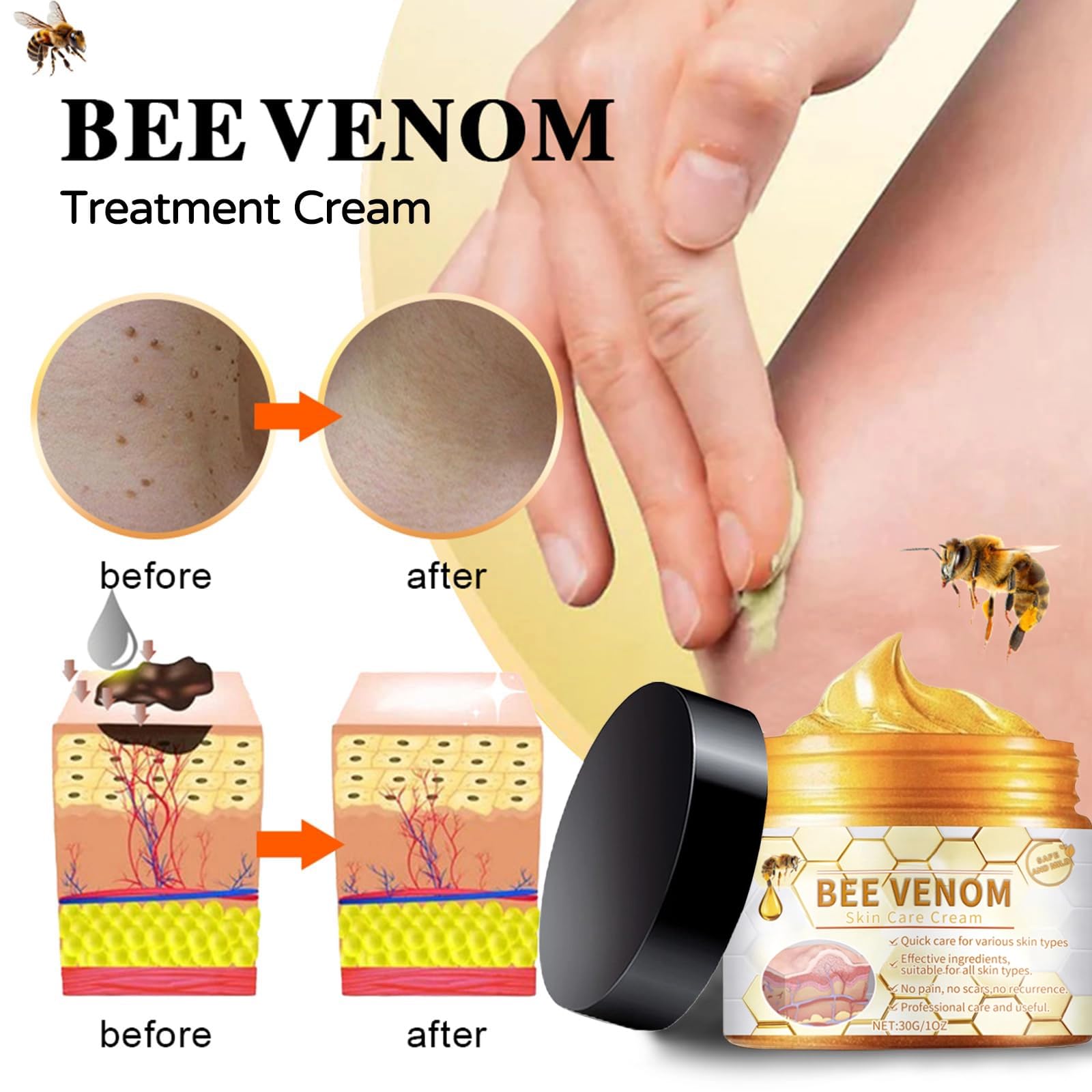HOUKEA - Bee Venom Skin Care Cream