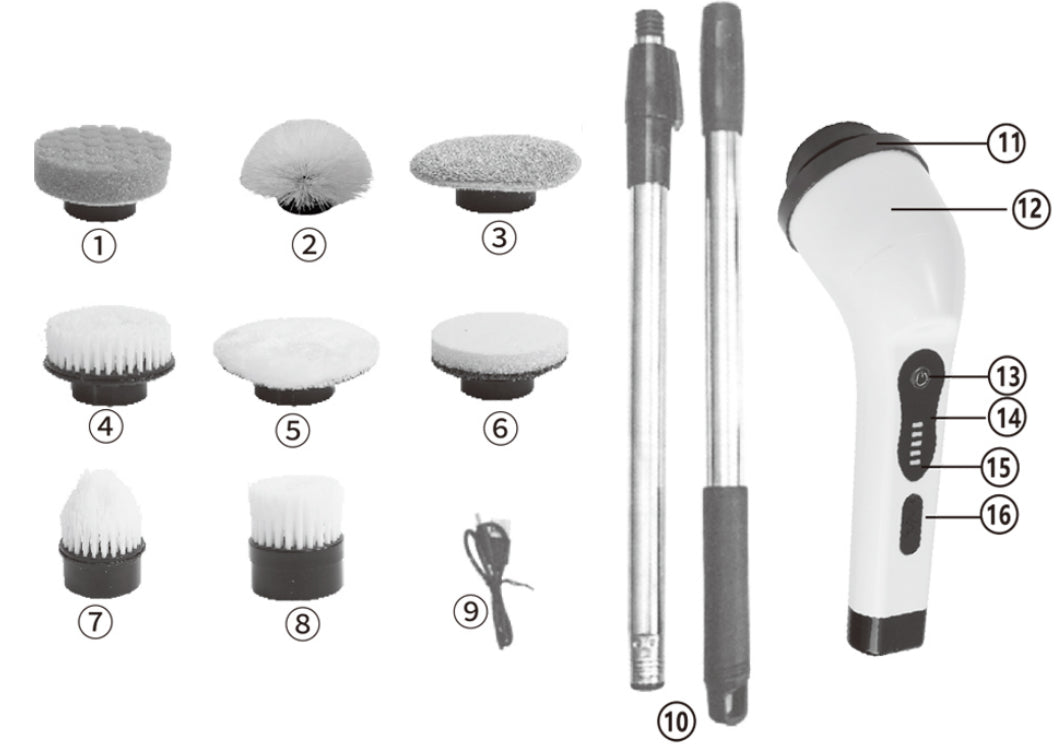 Electric Cleaning Brush (JY-6010)
